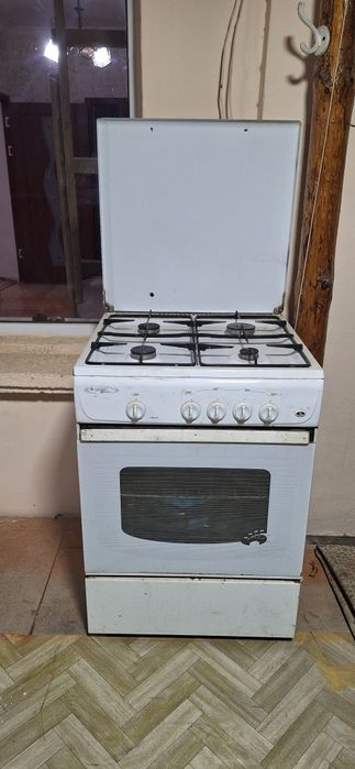 Газ плита в рабочем состоянии