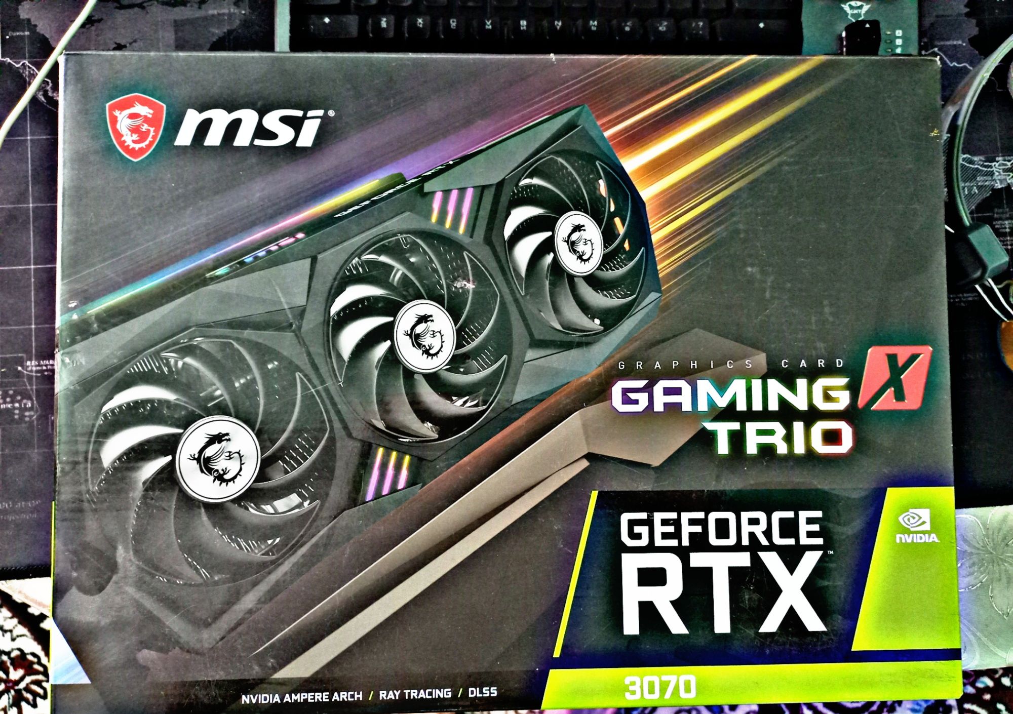 Продаётся Msi Rtx 3070 Gaming X trio 8gb