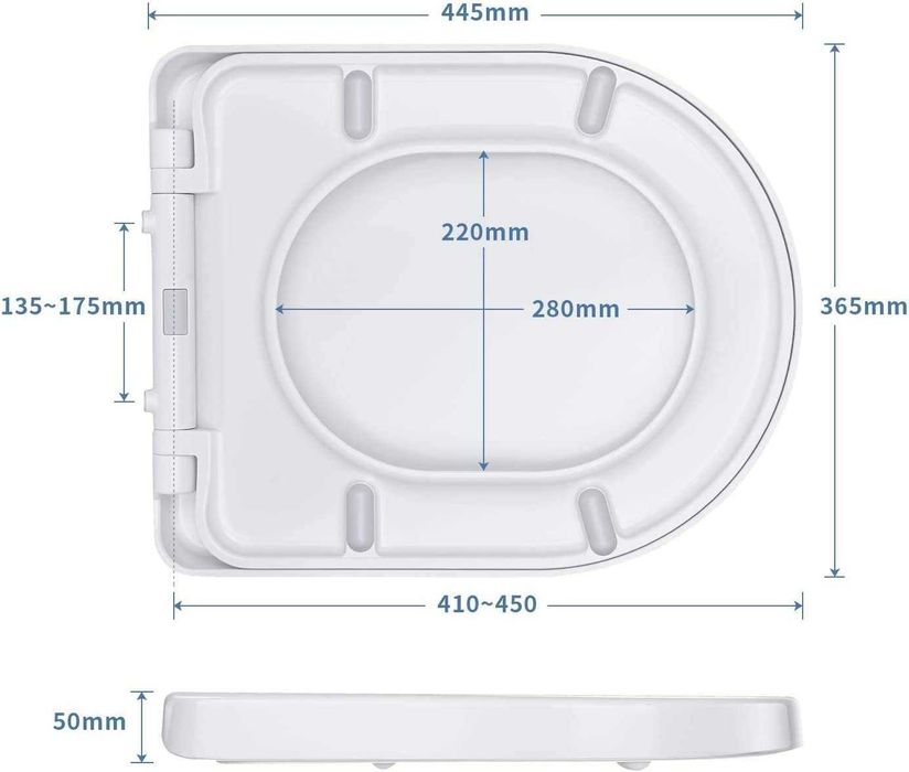 Capac WC, Div modele/marimi, Soft Close, Imp Germ, REDUS de la 269ron