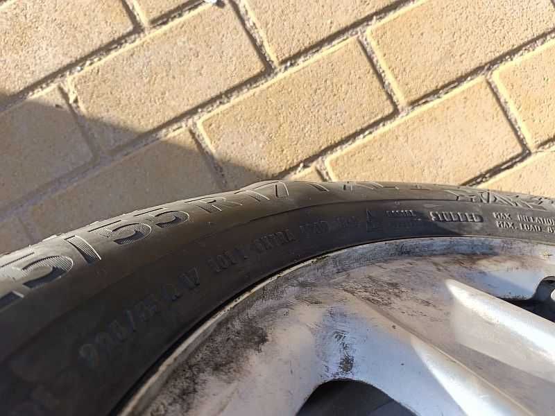 Шины 225/55 R17 - "Continental IceContact 2" (Германия), шипованные.