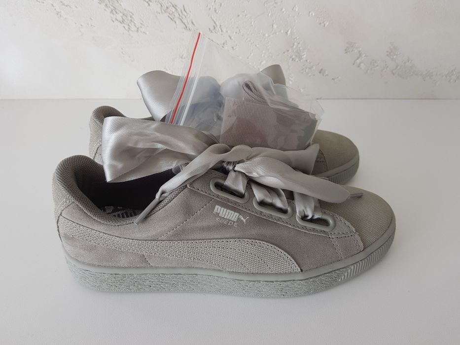 Adidasi Puma Suede Heart Pebble 365210 02 Originali