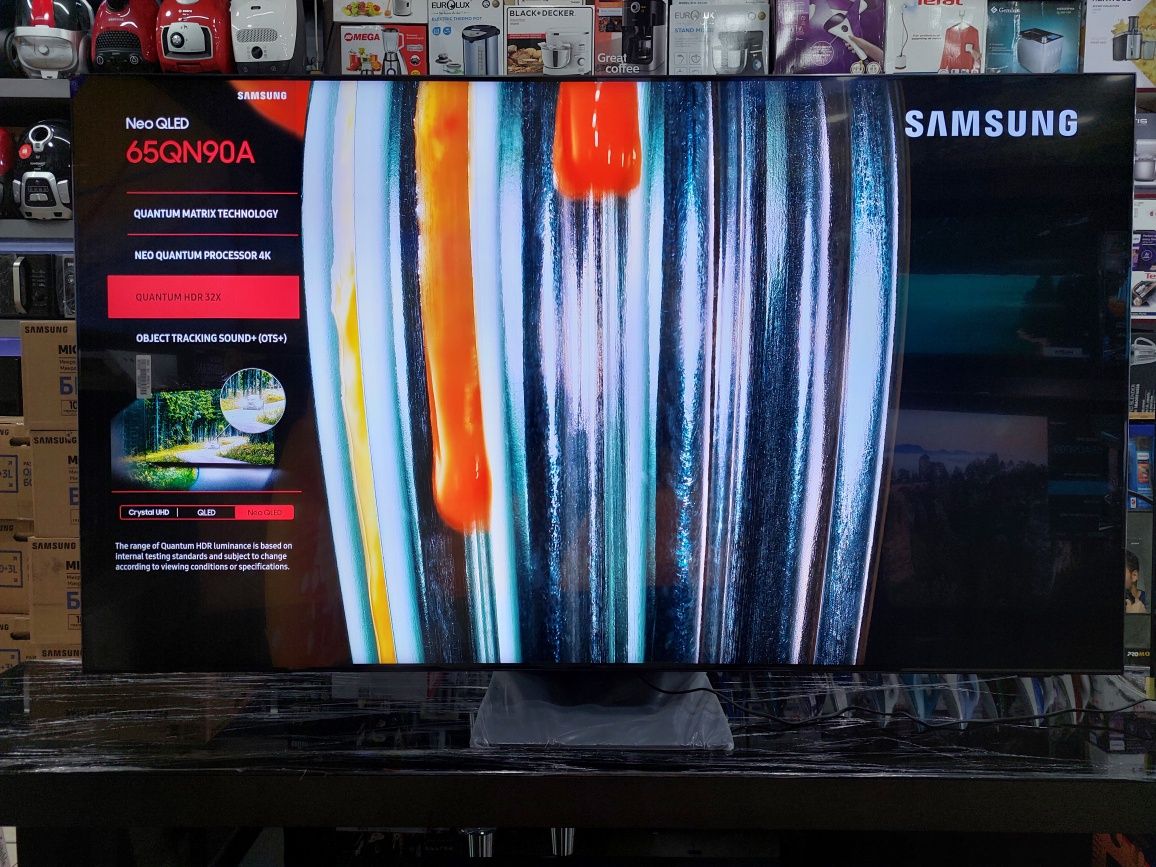 Телевизор Neo QLED Samsung QE-65QN90A 65" (Новинка 2021) Mini Led
