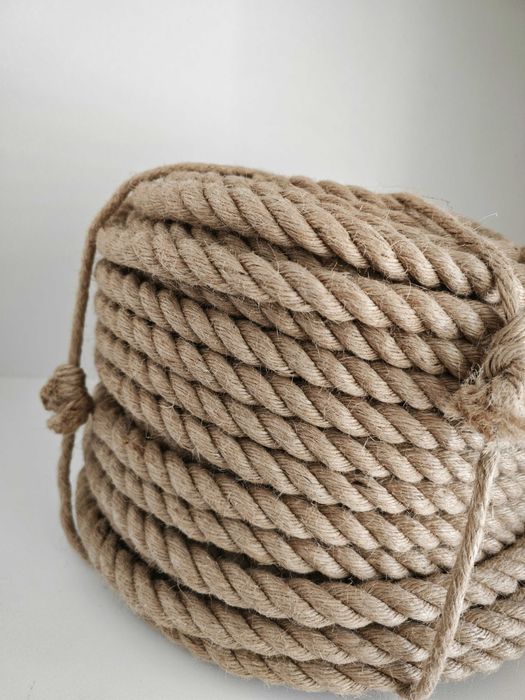 Канат джутовый 12мм,14мм , верёвка,бечевка, шнур