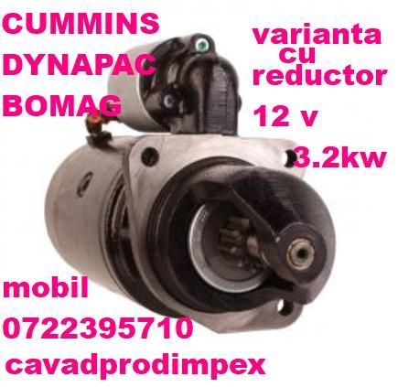 Electromotor NOU cu reductor pentru motorizari CUMMINS ,4BT-6BT3,9L