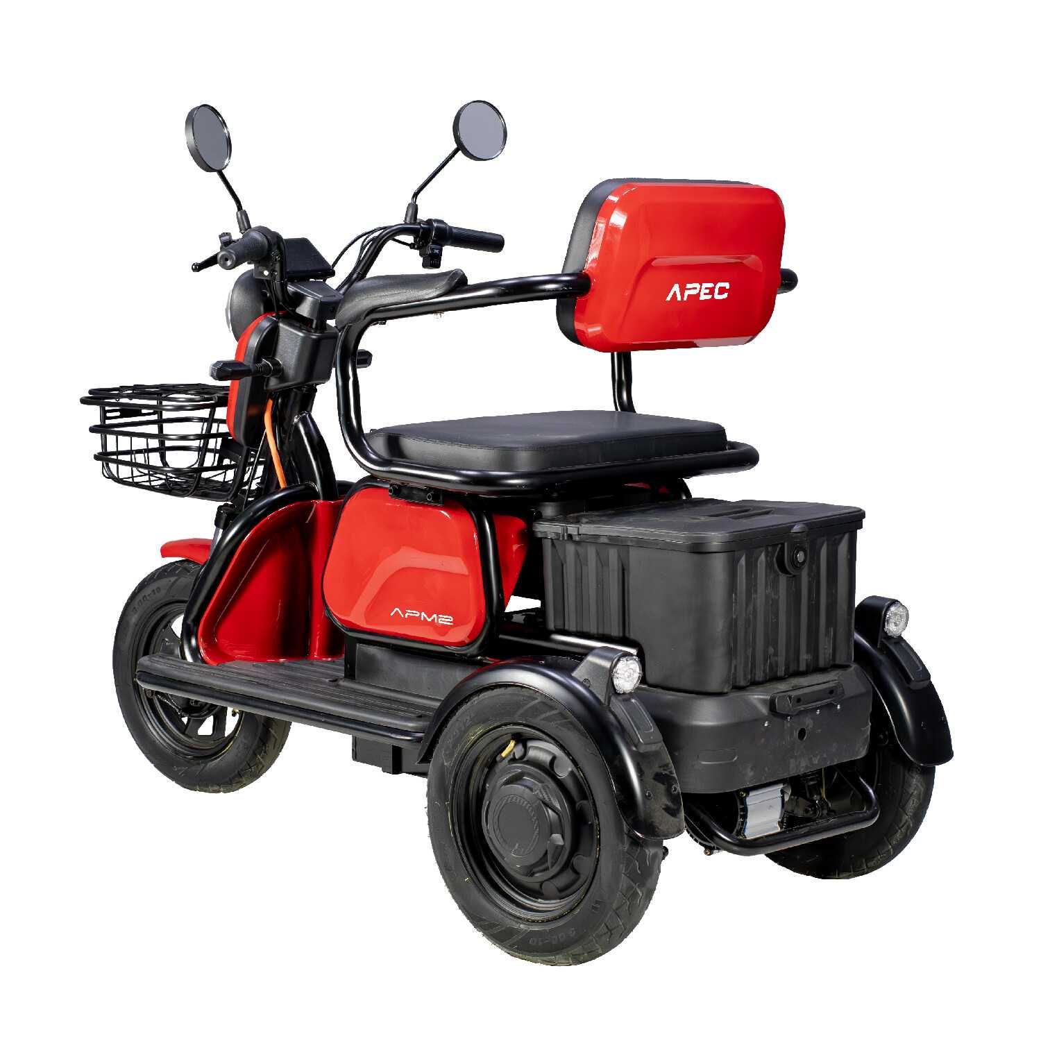 Triciclu electric fara permis,2-3 locuri,autonomie 36 Km,  APM2 -RATE