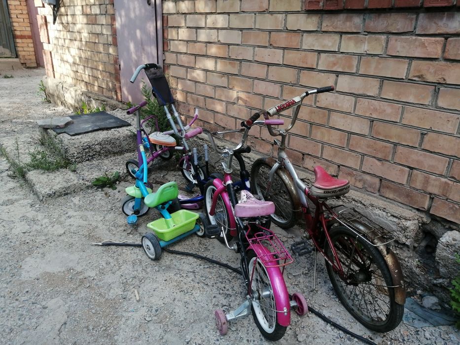 Продам детские велосипеты разного типа