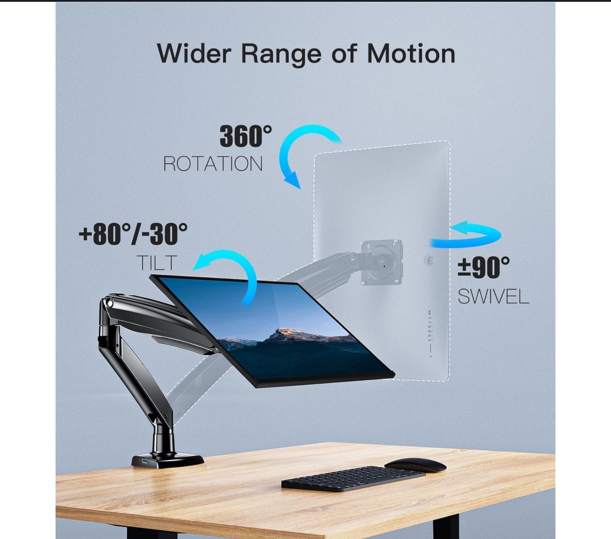 HUANUO Monitor Mount for 13 to 40 Inch Screens
