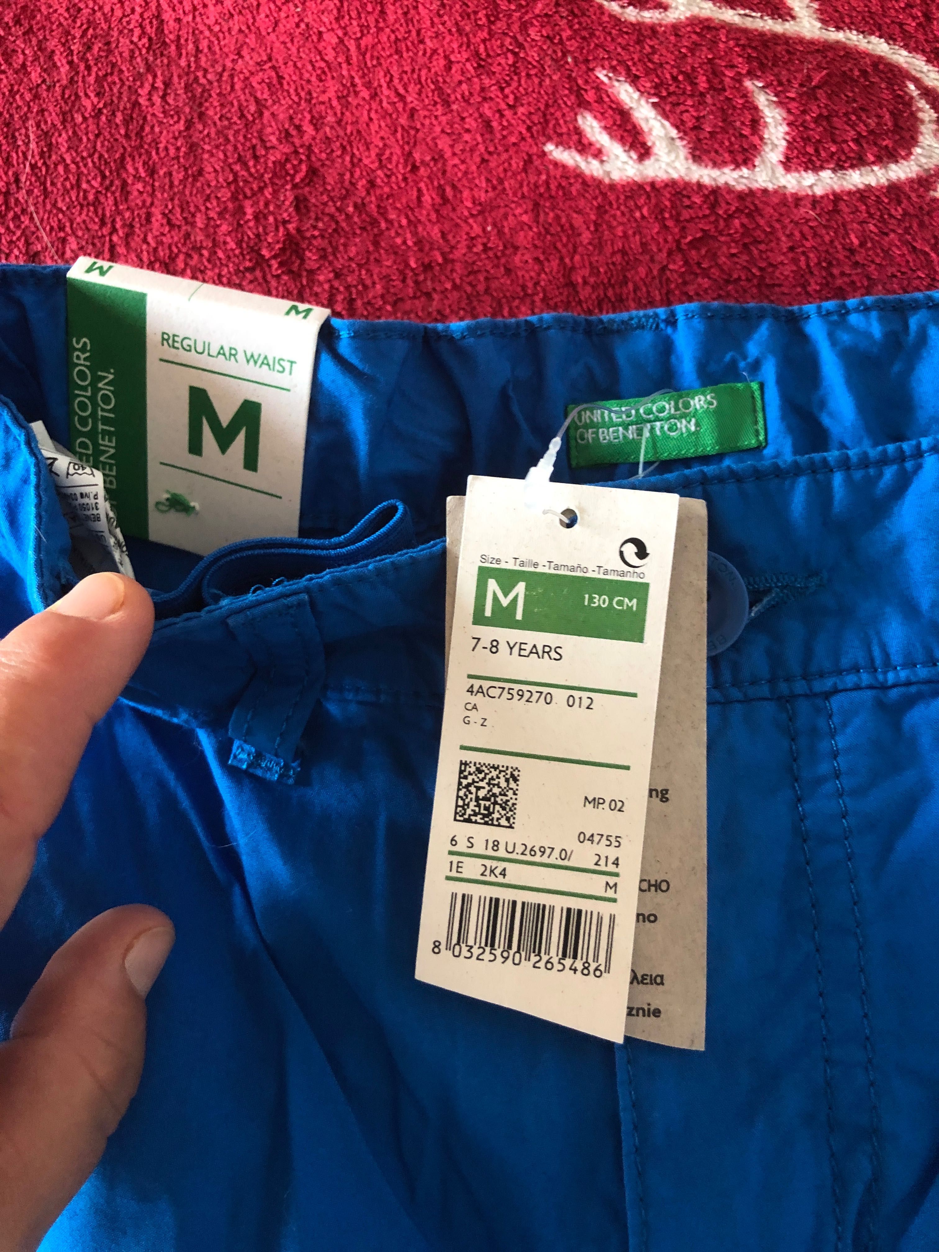 Нови детски къси панталони, шорти Benetton