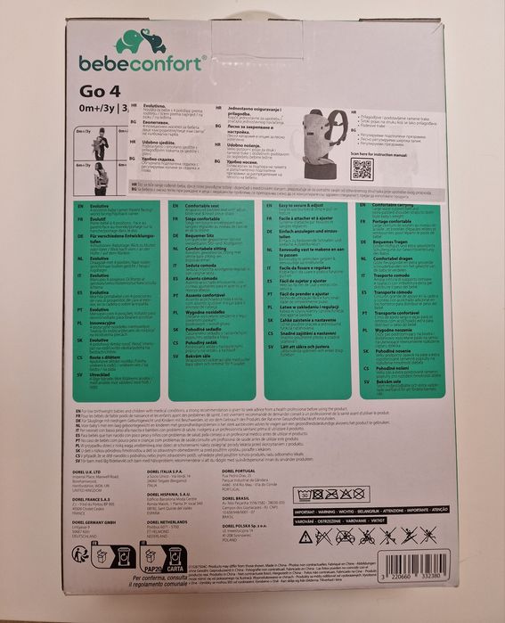 Ергономично кенгуру Bebe Confort - 3,5-15 kg