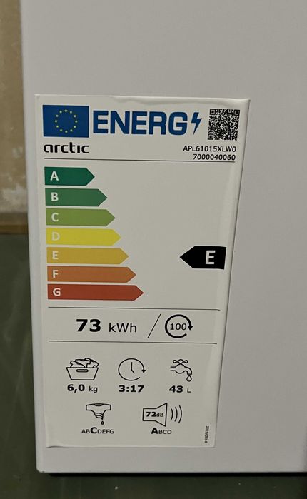 Masina spalat rufe arctic slim abur uscator