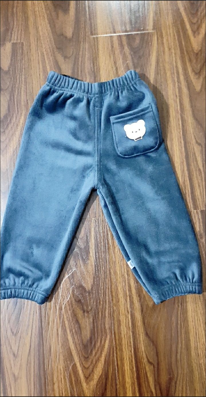 Детские вильветовые брюки на резинке