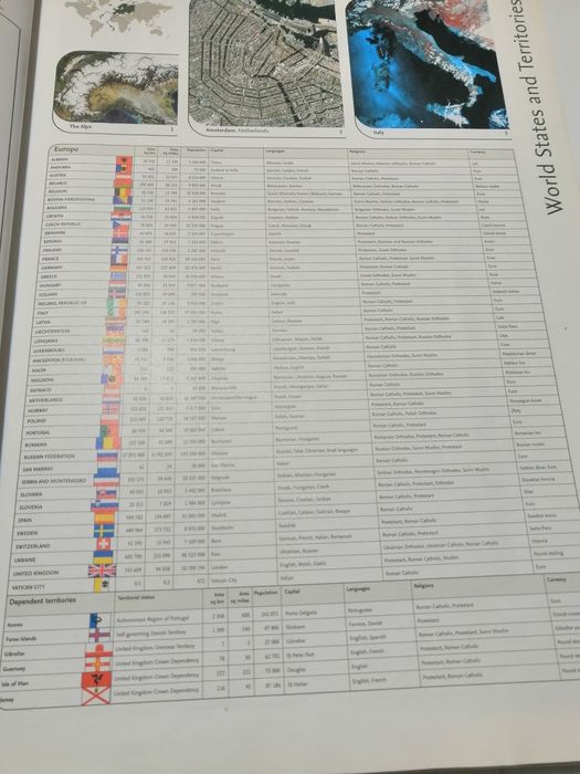 Atlas geografic carte