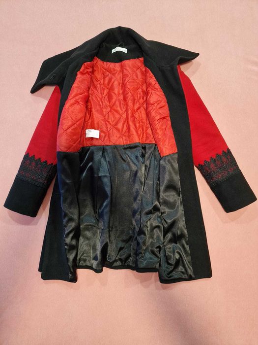 Palton dama Per Donna compozitie 30% lana marimea 36 (S)