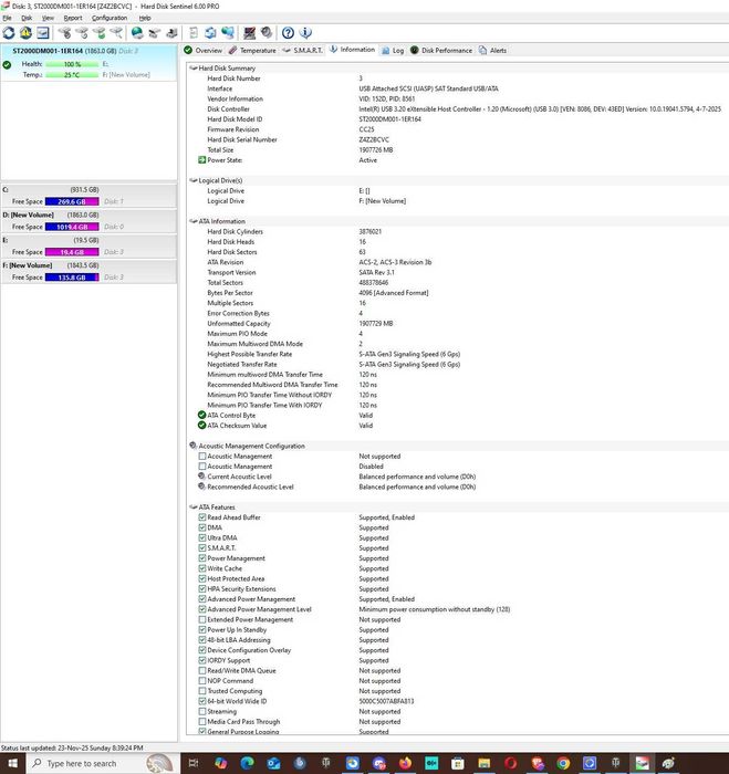 Hard disk desktop Seagate 2TB 64MB Cache SATA3 ST2000DM001