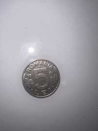 Monedă 5 lei 1993