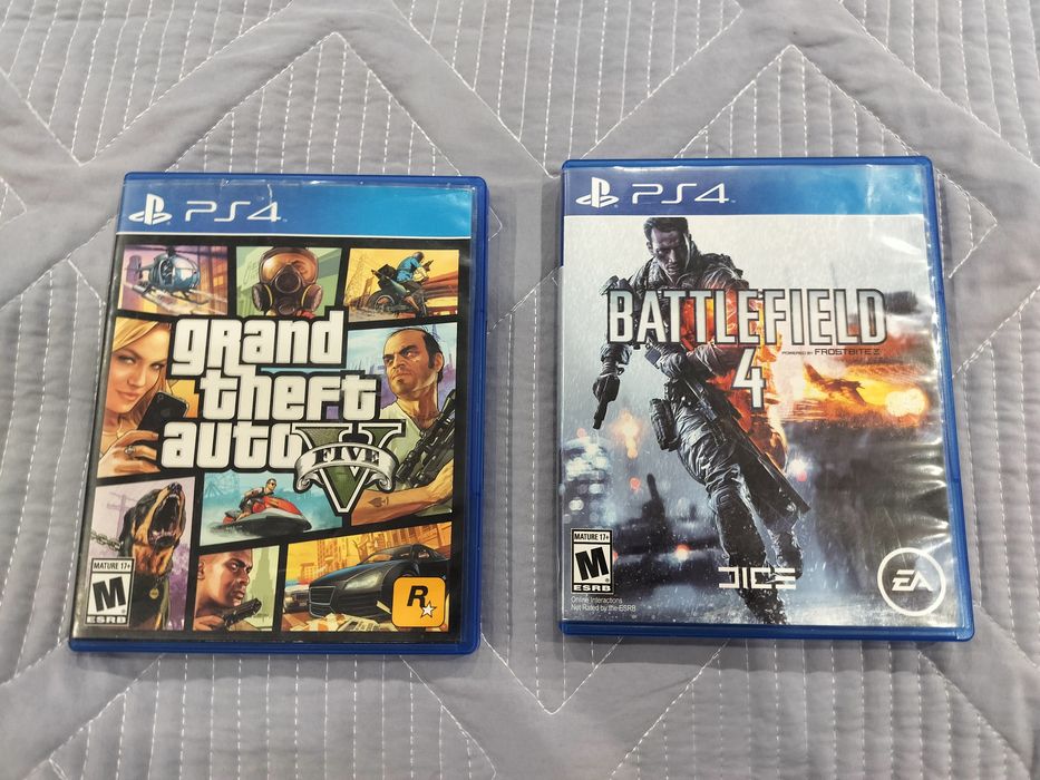 PS4-5 GTA V & Battlefield 4