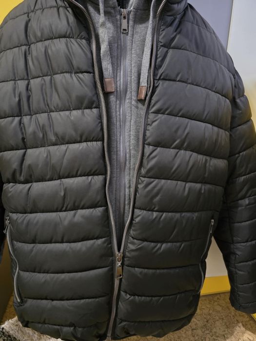 Черно зимно яке XXL