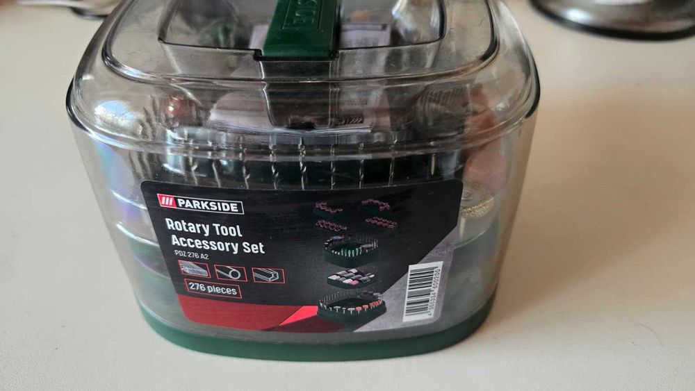 Minifreza Parkside + set accesorii + incarcator