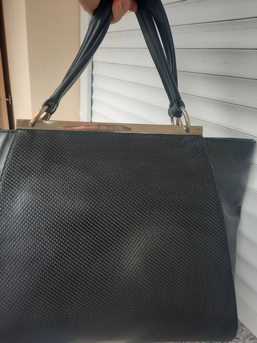 Geanta clasica mare Musette cu fermoar