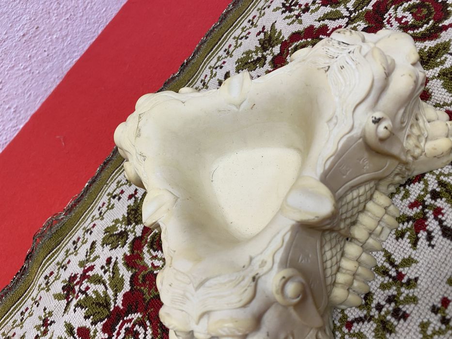 Декоративен пепелник купичка дракони Китай 1980те винтидж стил