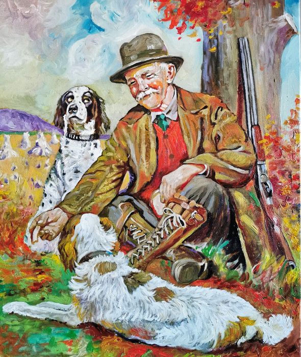 Picturi - peisaje natură / vânat