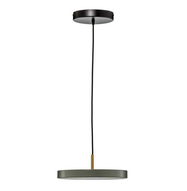 UMAGE Asteria mini lampă susp. alamă verde deschis