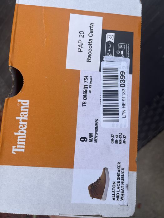 Нови и оригинални Timberland  43 размер