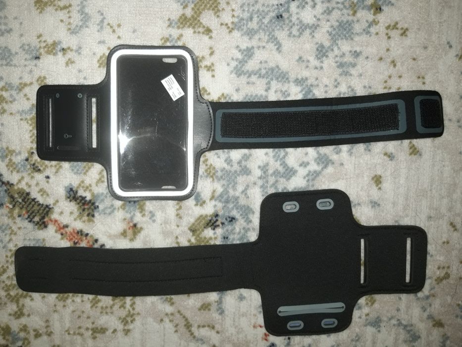 Чехол, кошелёк, кейс для носки сотового телефона на руке.