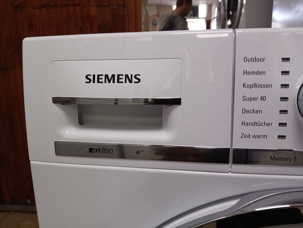Като нова сушилня с термопомпа Сименс  Siemens IQ 890 A+++ 8кгГАРАНЦИЯ
