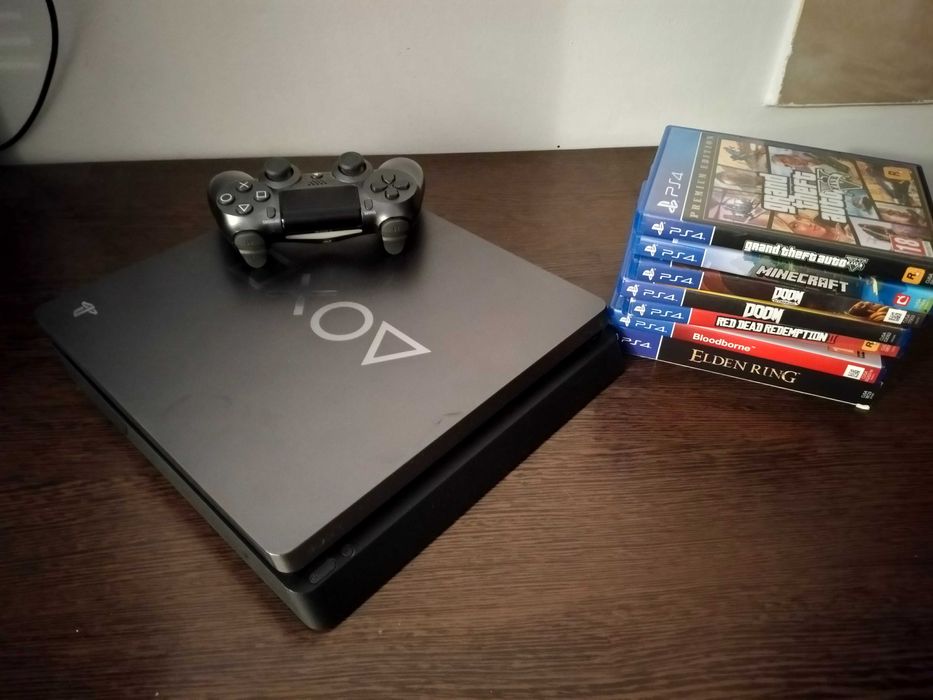 Editie Limitata PS4 Slim + controller + jocuri
