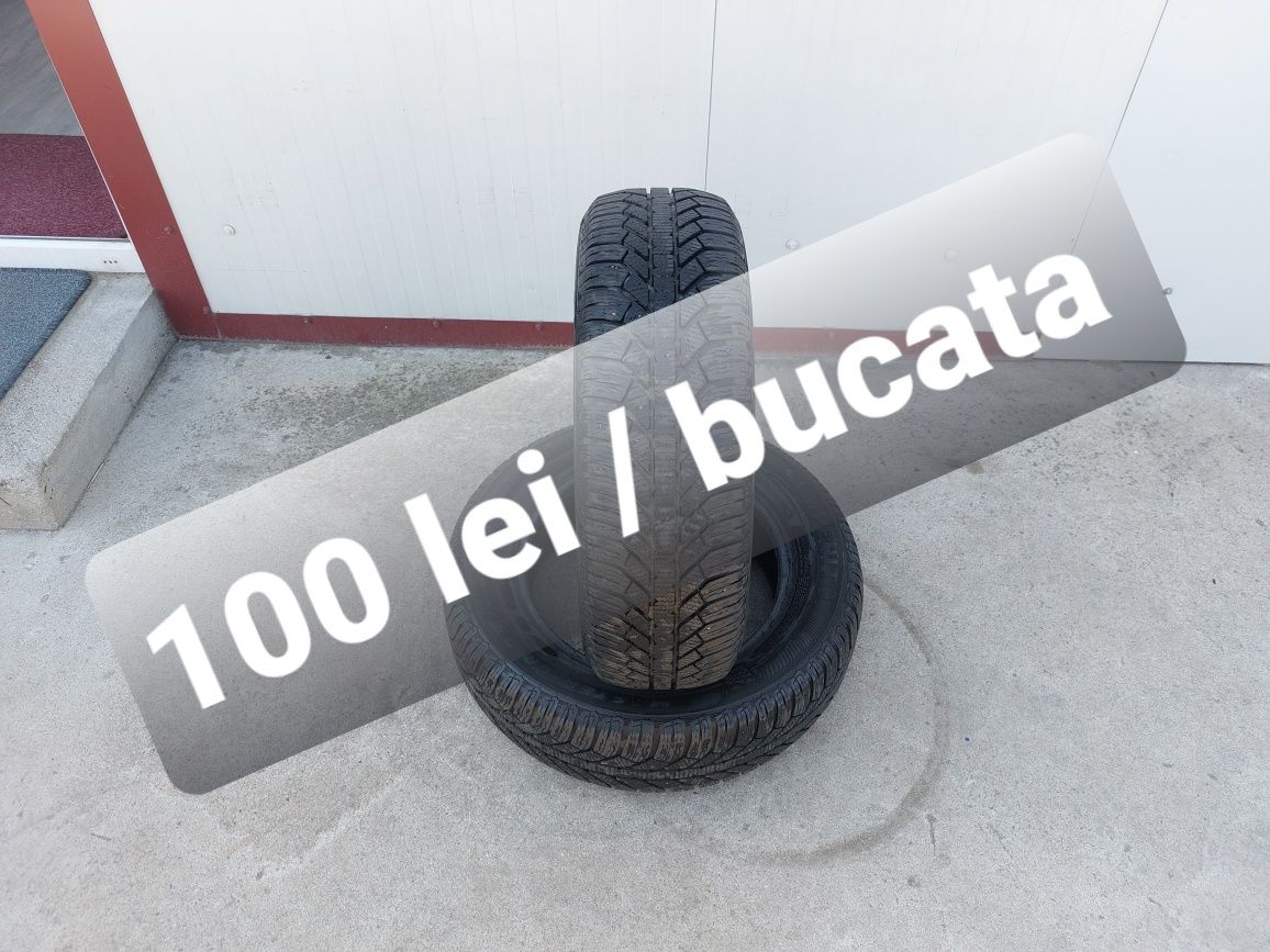 100 lei bucata! Doua anvelope M+S/Iarna 185 65 15 Semperit! 6 mm