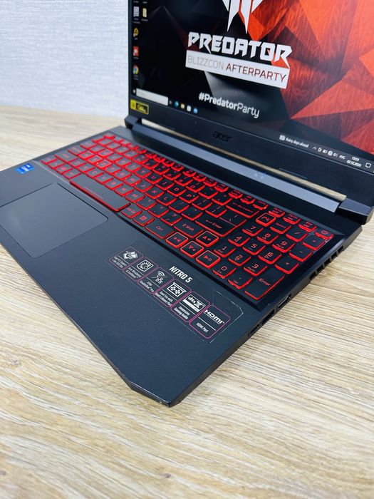 ACER Nitro Core i7-11Gen 16 Ядерный с Топовой Видеокартой RTX3050Ti