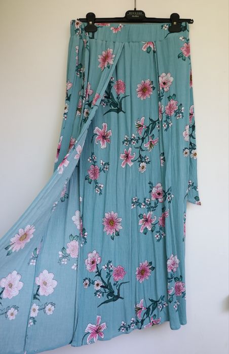 Fustă maxi albastra M