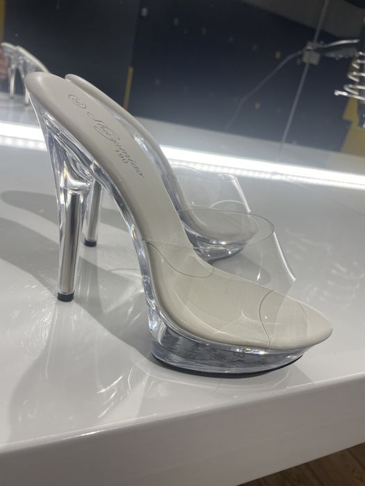 Pantofi platforma Clear competitionali de scenă