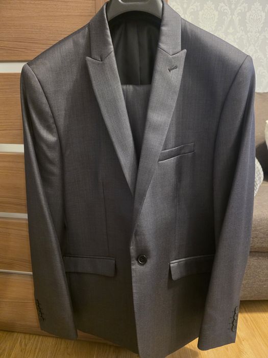 Costum gri inchis Moda Aliss
