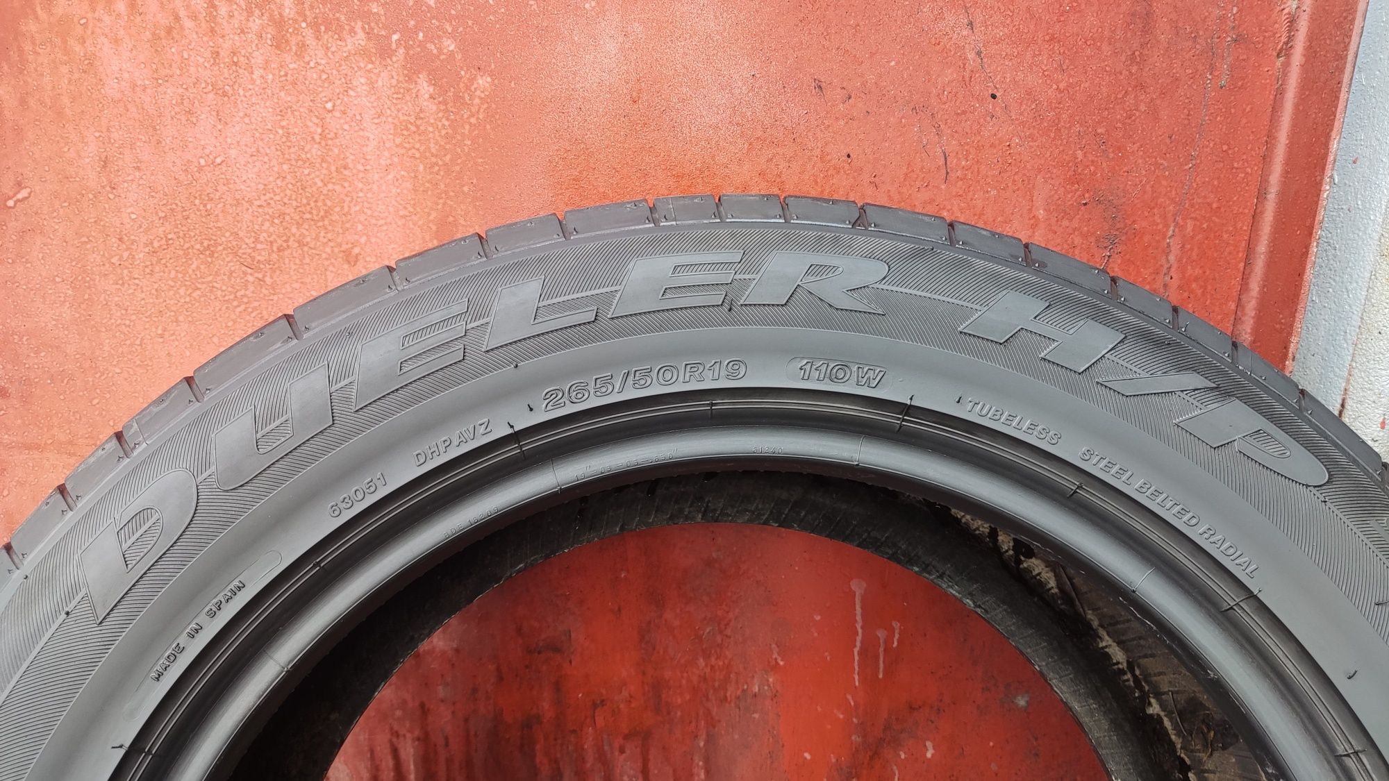 2бр. летни гуми 265/50/19 Bridgestone Dueler HP
dot21
6.85mm
промо цен