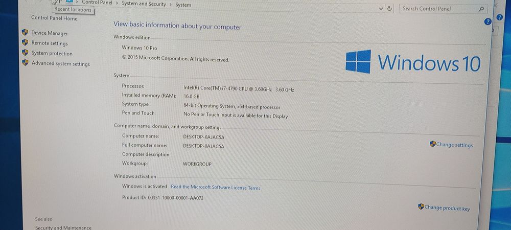 Unitate PC i7 a 4a