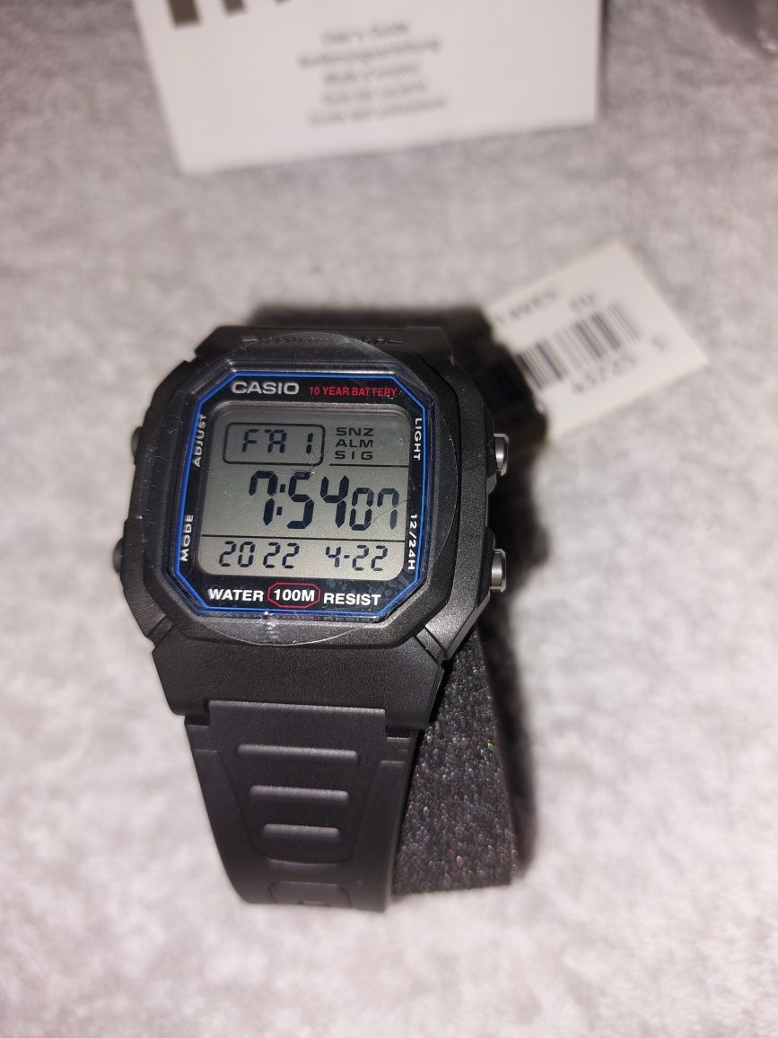 Vand casio w-800h-1aves