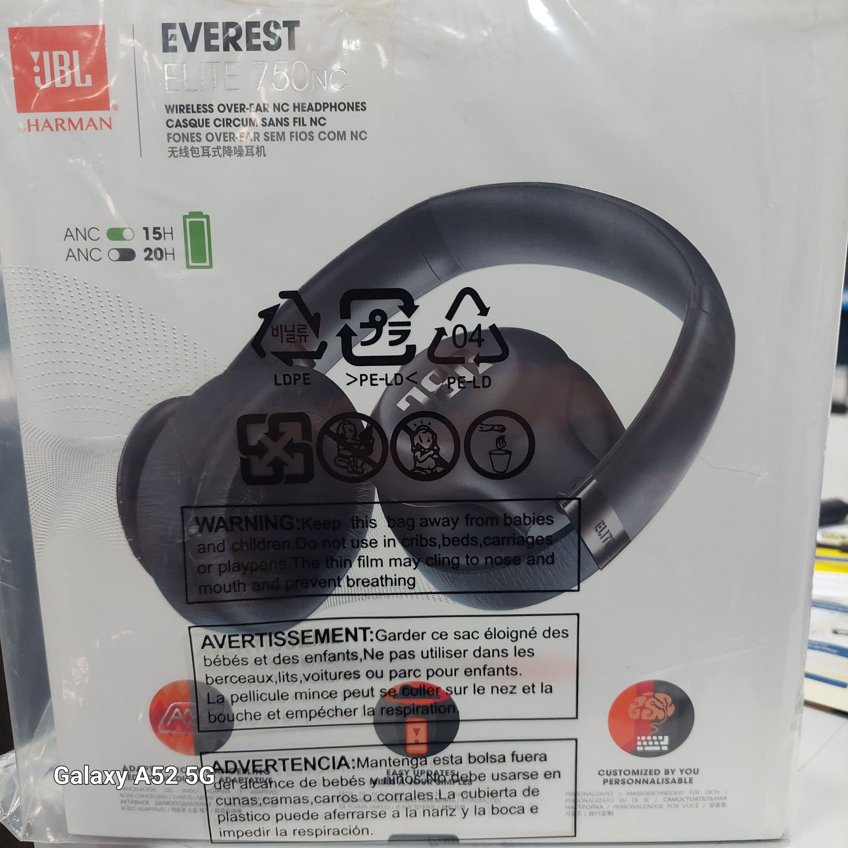 Безжични слушалки Jbl everest elite 750nc