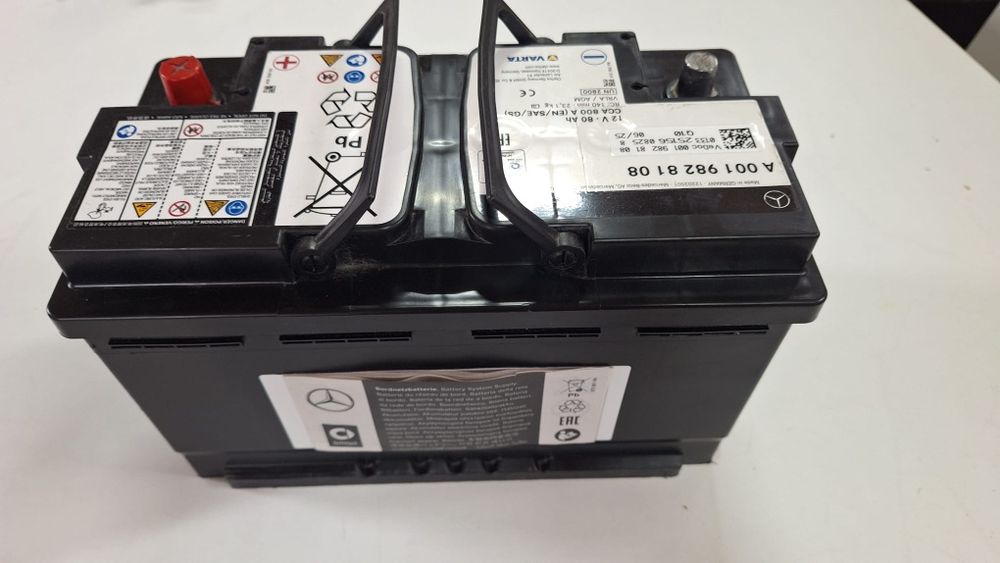 Acumulator / baterie originala Mercedes AGM 80Ah - 800 A, nou