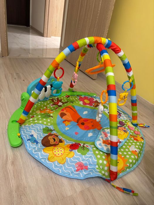 Бебешки кът за игра Moni, Baby Piano Girl, многоцветен, 6 месеца+