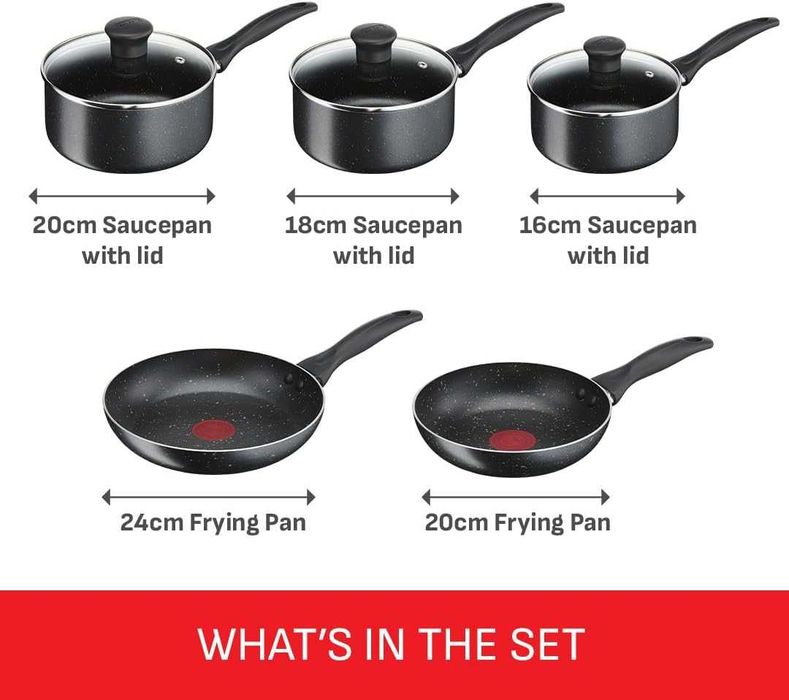 Tefal Bistro Кухненски Принадлежности Алуминий,Тигани,Тенджери с капац