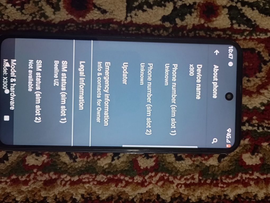 X300 smartfon telefon ideal