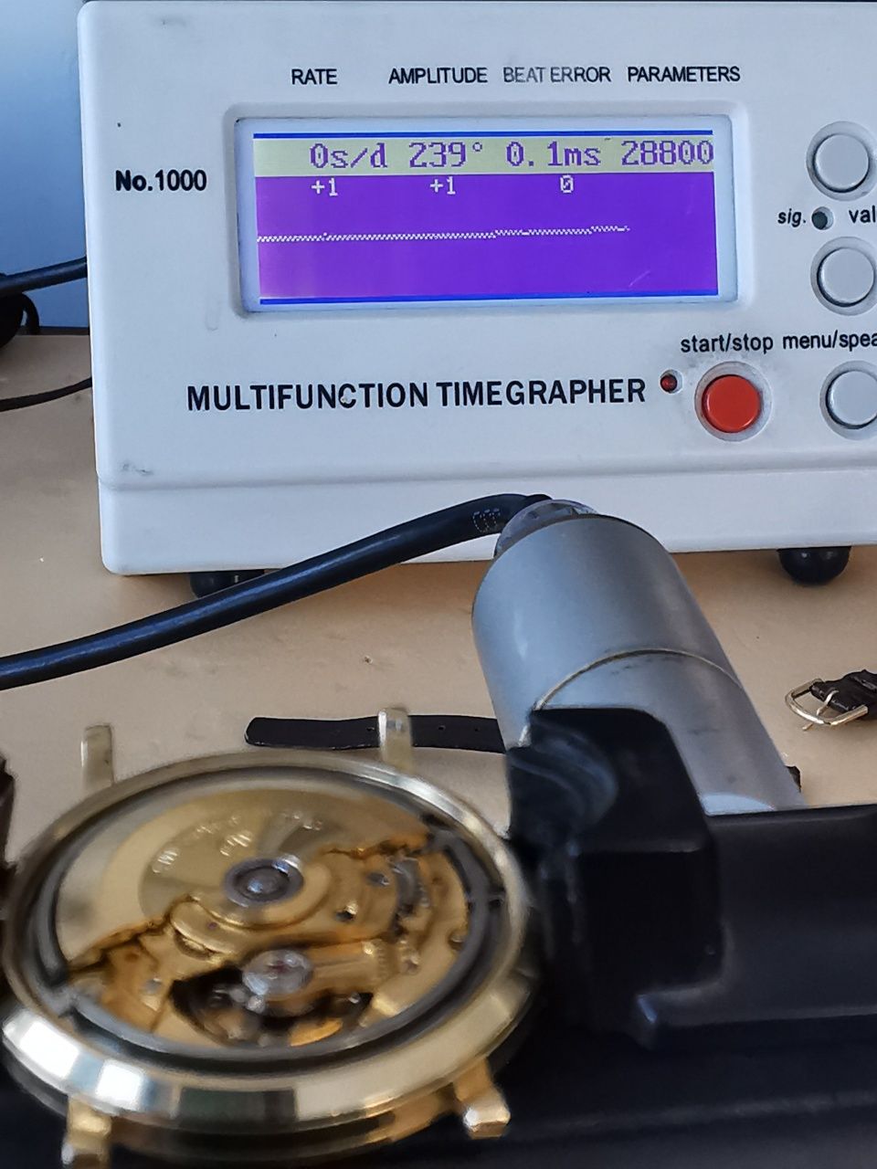 Ceas Maty Chronograph Jumbo - Valjoux 7734 - Funcționează impecabil !