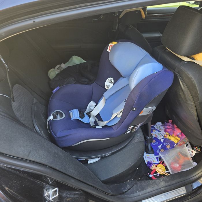Scaun auto ISOFIX i-Size GB Vaya2 Sapphire Blue, 45-105 cm, Albastru/N