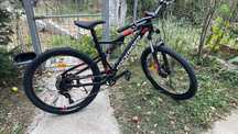 Rockrider st530  ful suspensie cu o foaie pe 9