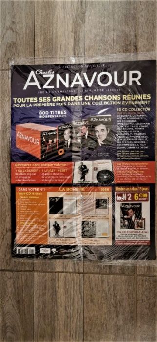 Colectie carte cu cd Charles Aznavour Nou+Set mingi Badminton