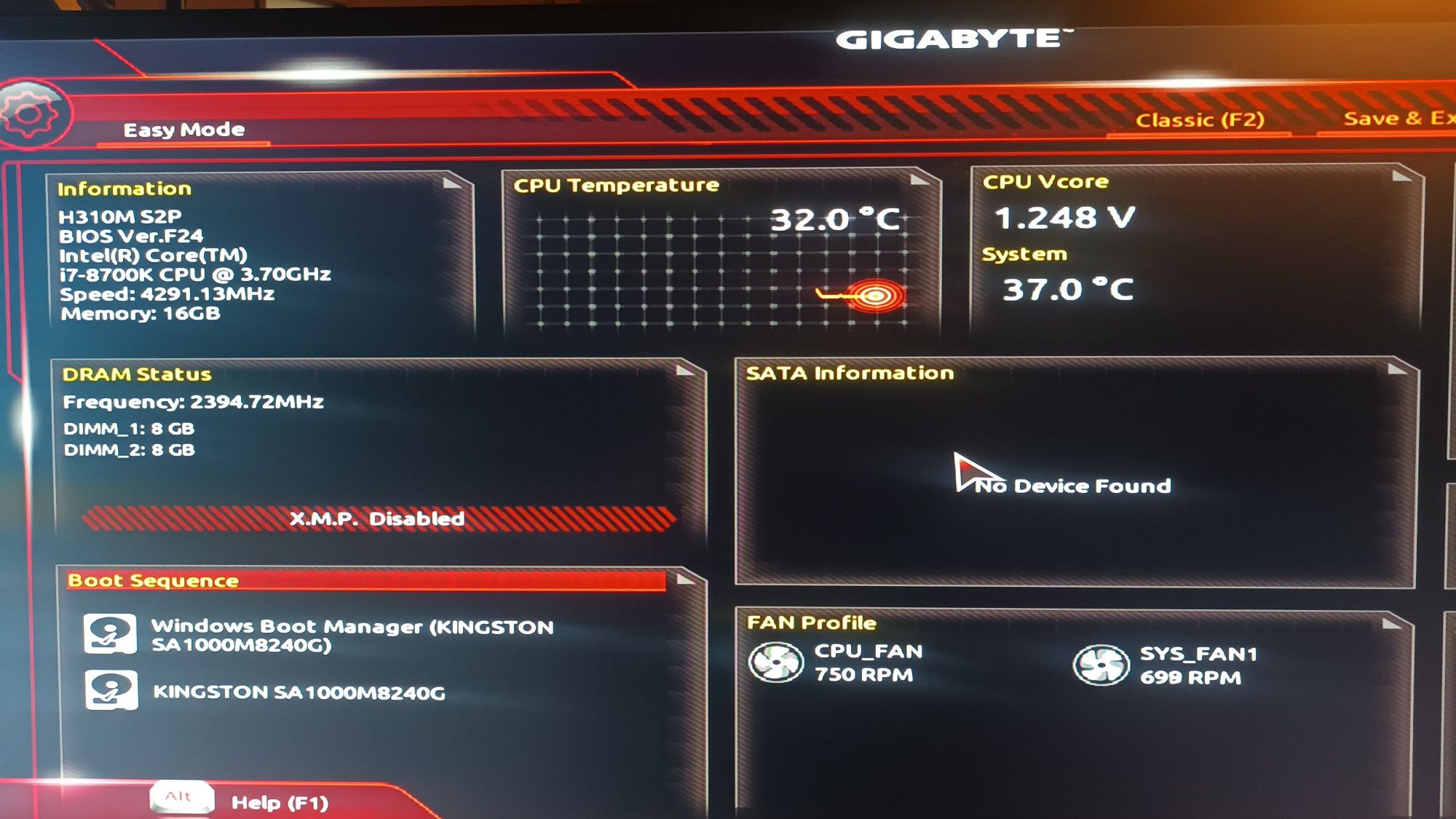 Vand PC I7 8700k 16gb Kingston DDR4 Carcasa Noua DeepCool