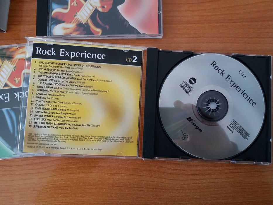 Vand o antologie cu 3 CD-uri rock "Rock Experience"