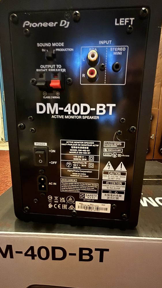 Мониторни колони Pioneer dj DM-40D-BT